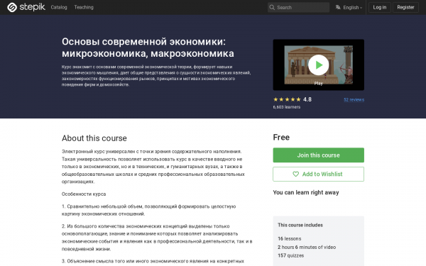Основы современной экономики: микроэкономика, макроэкономика