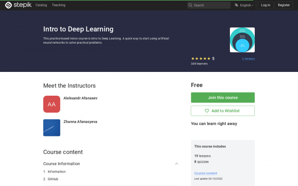Intro to Deep Learning