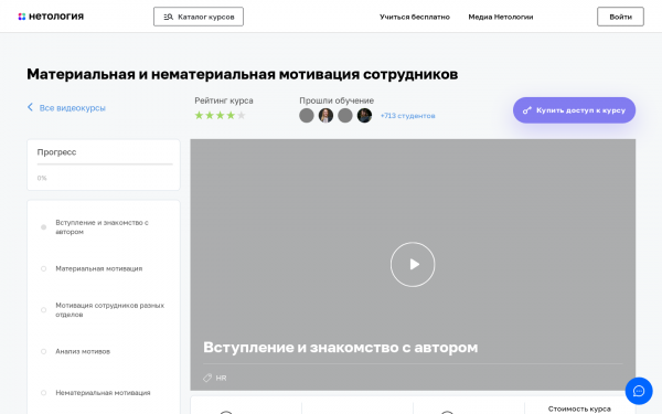Материальная и нематериальная мотивация сотрудников