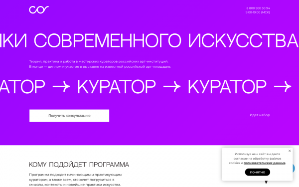 Профессия:  Арт-Куратор