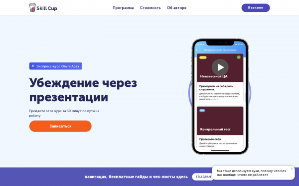 Курс Ольги Араз Убеждение через презентацию