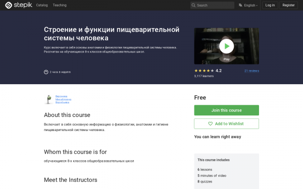 Строение и функции пищеварительной системы человека